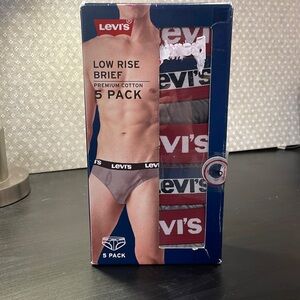 🆕Levi’s low rise briefs x5